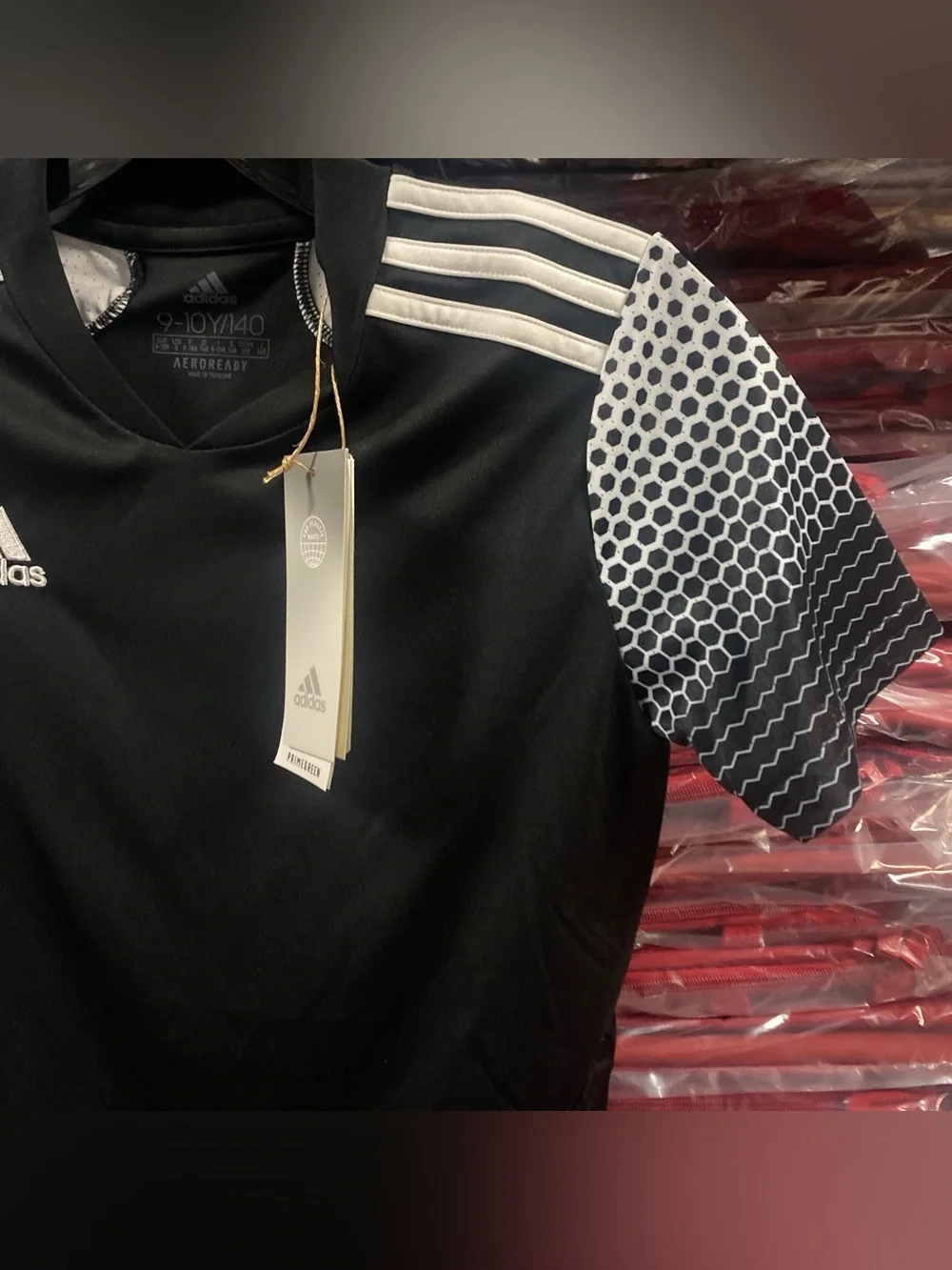 Adidas Regista 20 Soccer Jersey NWT Kids Small Black White Aeroready FI4562